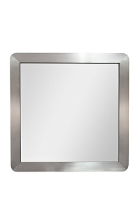 58DB-04803 Зеркало рама нерж.сталь/мат.никель 110*110*7,5см